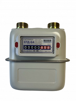 Счетчик газа СГД-G4 СЧЕТПРИБОР G 3/4“ (110мм) (аналог Gallus) левый