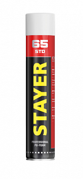 STAYER STD 65, 750 мл, адаптерная, выход до 65 л, монтажная пена, Professional
