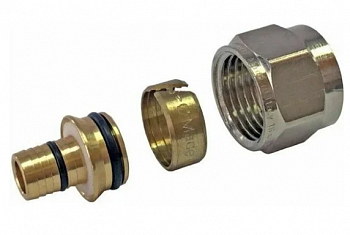 SFC-0026-162634 STOUT Фитинг компрессионный для труб PEX-AL-PEX 16х2,6х3/4