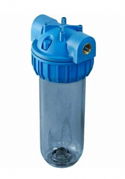 Колба фильтра Kristal filter  Slim 10" T 1/2 (прозрач)