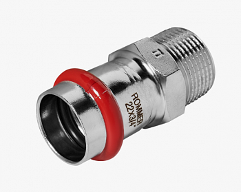 RSS-0021-002834 ROMMER Переходник ВПр-НР, 28х3/4 из нержавеющей стали прессовой