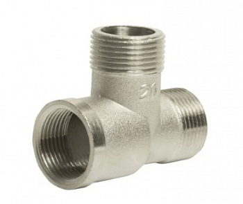 Тройник 3/4'' вн/нар/нар VRT® никель