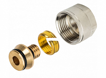 SFC-0021-001620 STOUT Фитинг компрессионный для труб PEX-AL-PEX 16х2,0х3/4