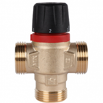 RVM-0231-254325 ROMMER Термостат смесит. клапан для систем отопл. и ГВС 1 НР 20-43 C KV 2.5(бок.с