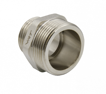 Ниппель 1 1/4'' нар/нар VRT® никель